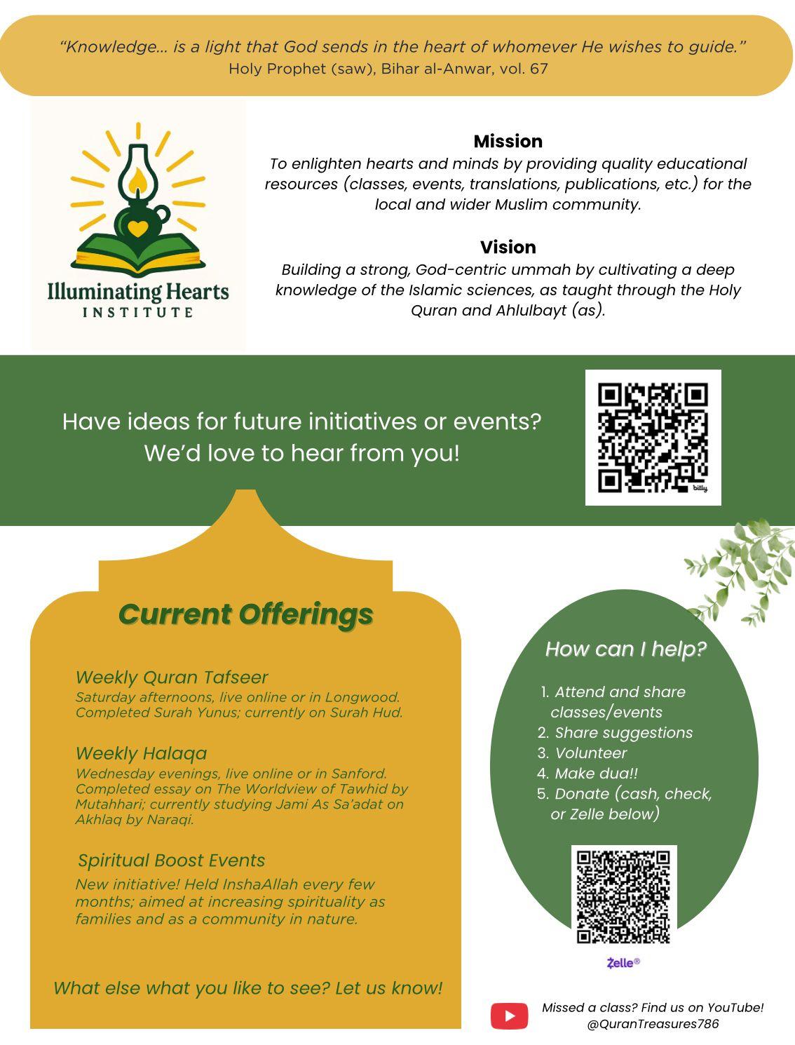 Community event at Illuminating Hearts Institute